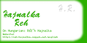 hajnalka reh business card